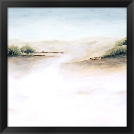 Framed Faded Dunes II Print