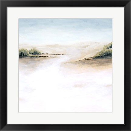 Framed Faded Dunes II Print