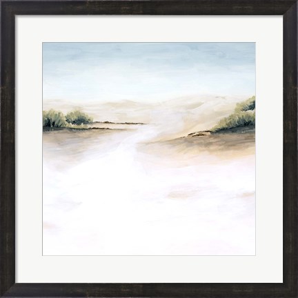 Framed Faded Dunes II Print