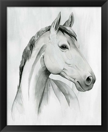 Framed Silver Gelding I Print