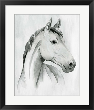 Framed Silver Gelding I Print