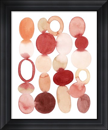 Framed Organic Cairn II Print