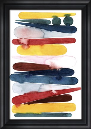 Framed Rainbow Strata II Print