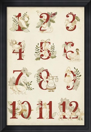 Framed Twelve Days Print