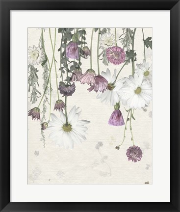 Framed Flower Veil II Print