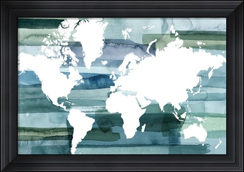 Framed All Oceans Print