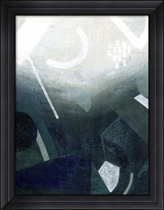 Framed Bathing Beams I Print
