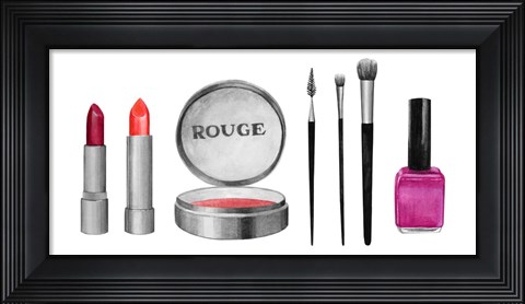 Framed Makeup Swatches I Print