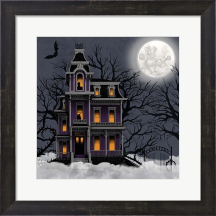 Framed Spooky Night I Print