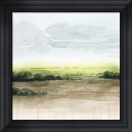 Framed Morning Bluff I Print