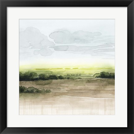 Framed Morning Bluff I Print