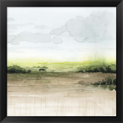 Framed Morning Bluff II Print