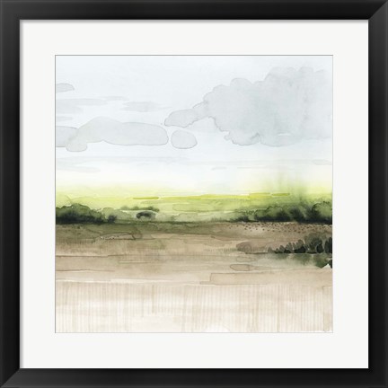 Framed Morning Bluff II Print