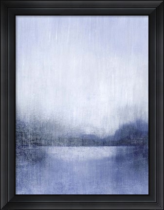 Framed Deep Blue Mist I Print