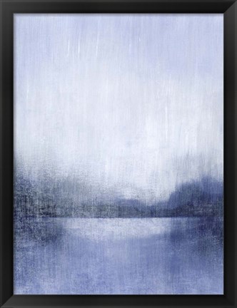 Framed Deep Blue Mist I Print