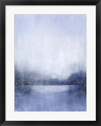 Framed Deep Blue Mist I Print