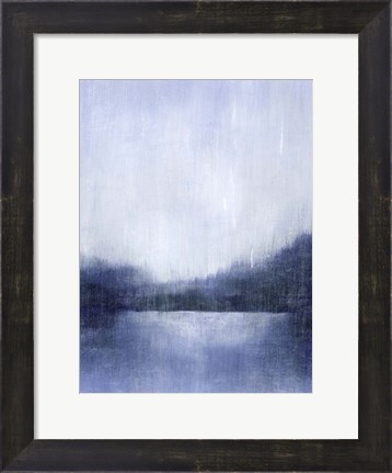 Framed Deep Blue Mist II Print