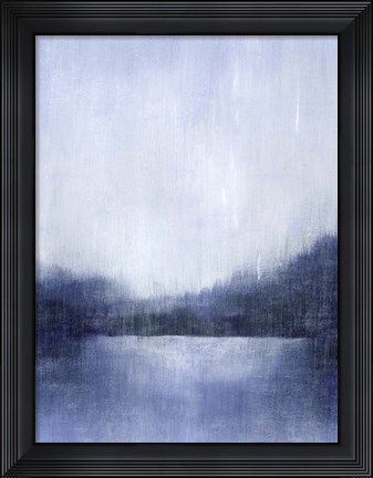 Framed Deep Blue Mist II Print