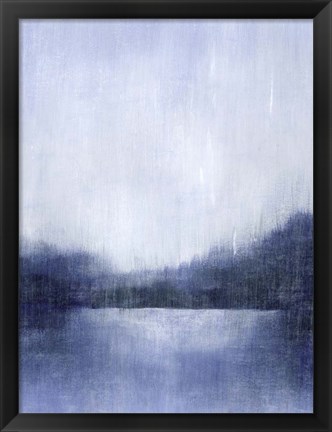 Framed Deep Blue Mist II Print