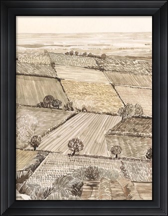 Framed Arable Land II Print