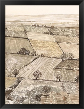 Framed Arable Land II Print