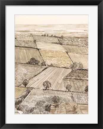 Framed Arable Land II Print