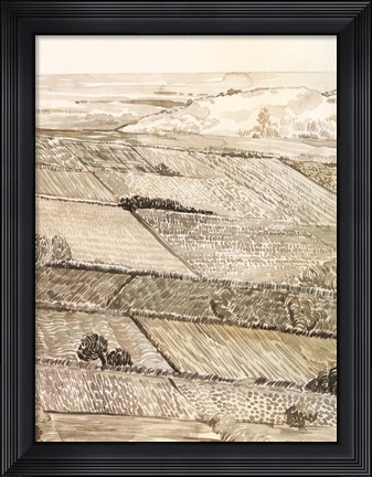 Framed Arable Land III Print