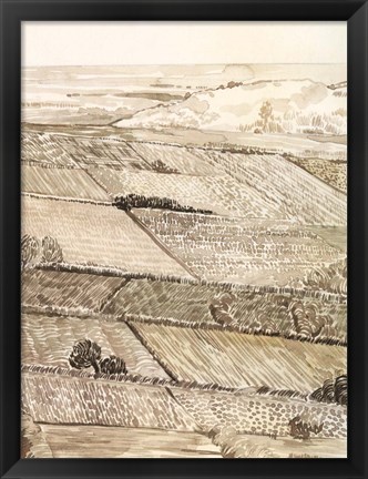 Framed Arable Land III Print