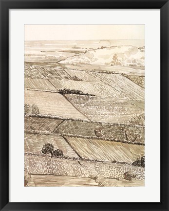 Framed Arable Land III Print