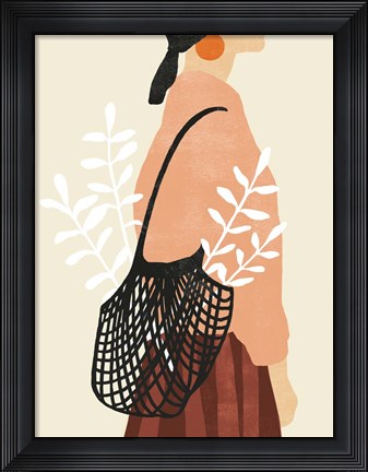 Framed Gatherer I Print