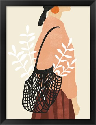 Framed Gatherer I Print