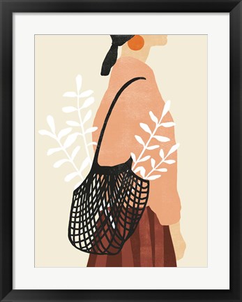 Framed Gatherer I Print