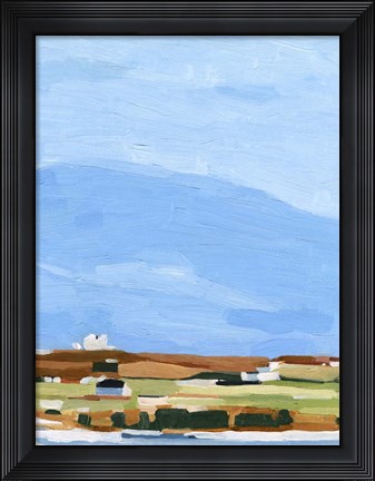 Framed Color Field Landscape II Print