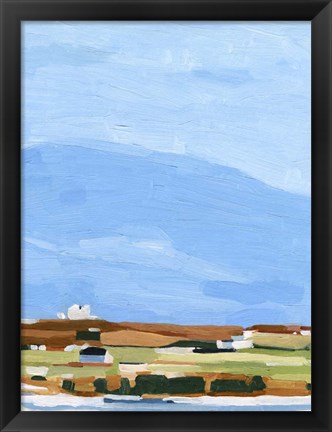 Framed Color Field Landscape II Print