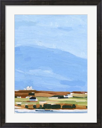 Framed Color Field Landscape II Print