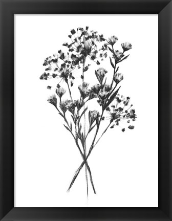 Framed Wild Roadside Bouquet I Print