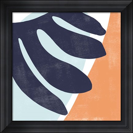 Framed Bright Wave I Print