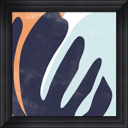 Framed Bright Wave II Print
