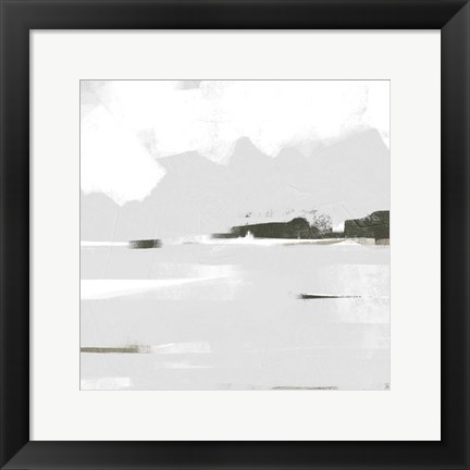 Framed Coastal Haze I Print