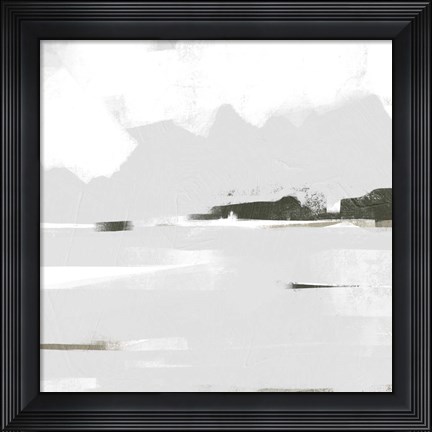 Framed Coastal Haze I Print