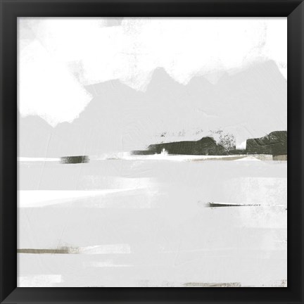 Framed Coastal Haze I Print