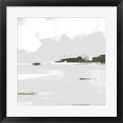 Framed Coastal Haze I Print