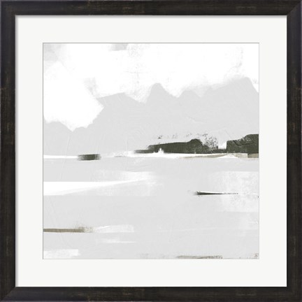 Framed Coastal Haze I Print