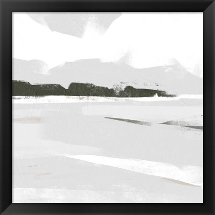 Framed Coastal Haze II Print