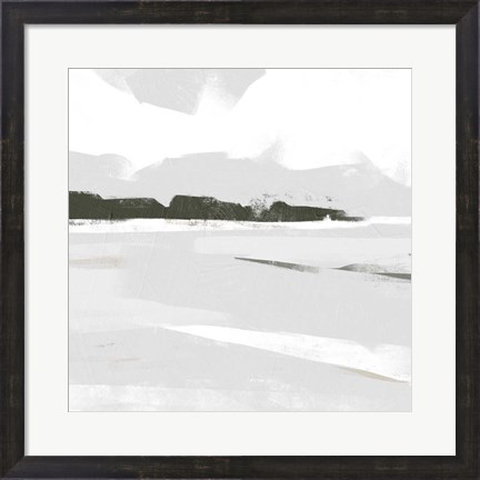 Framed Coastal Haze II Print