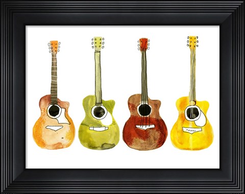 Framed String Band II Print