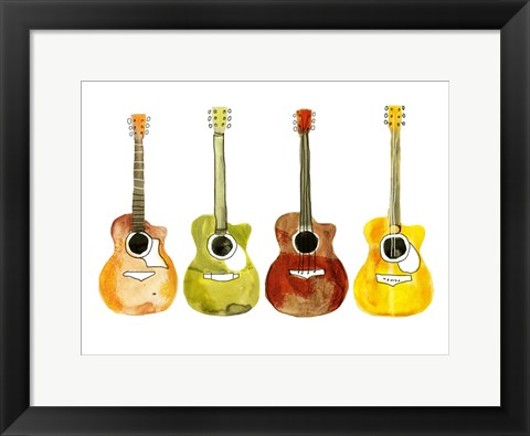Framed String Band II Print