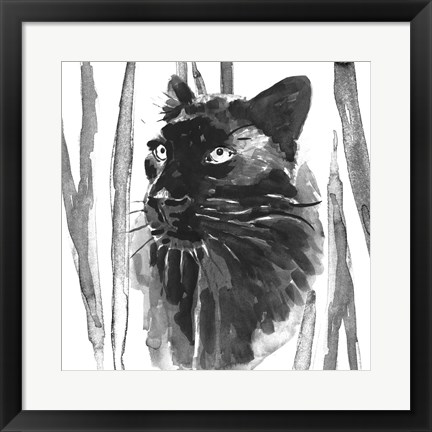 Framed Still Cat I Print