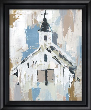 Framed Sunday Chapel I Print