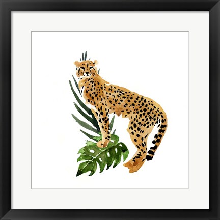 Framed Cheetah Outlook II Print